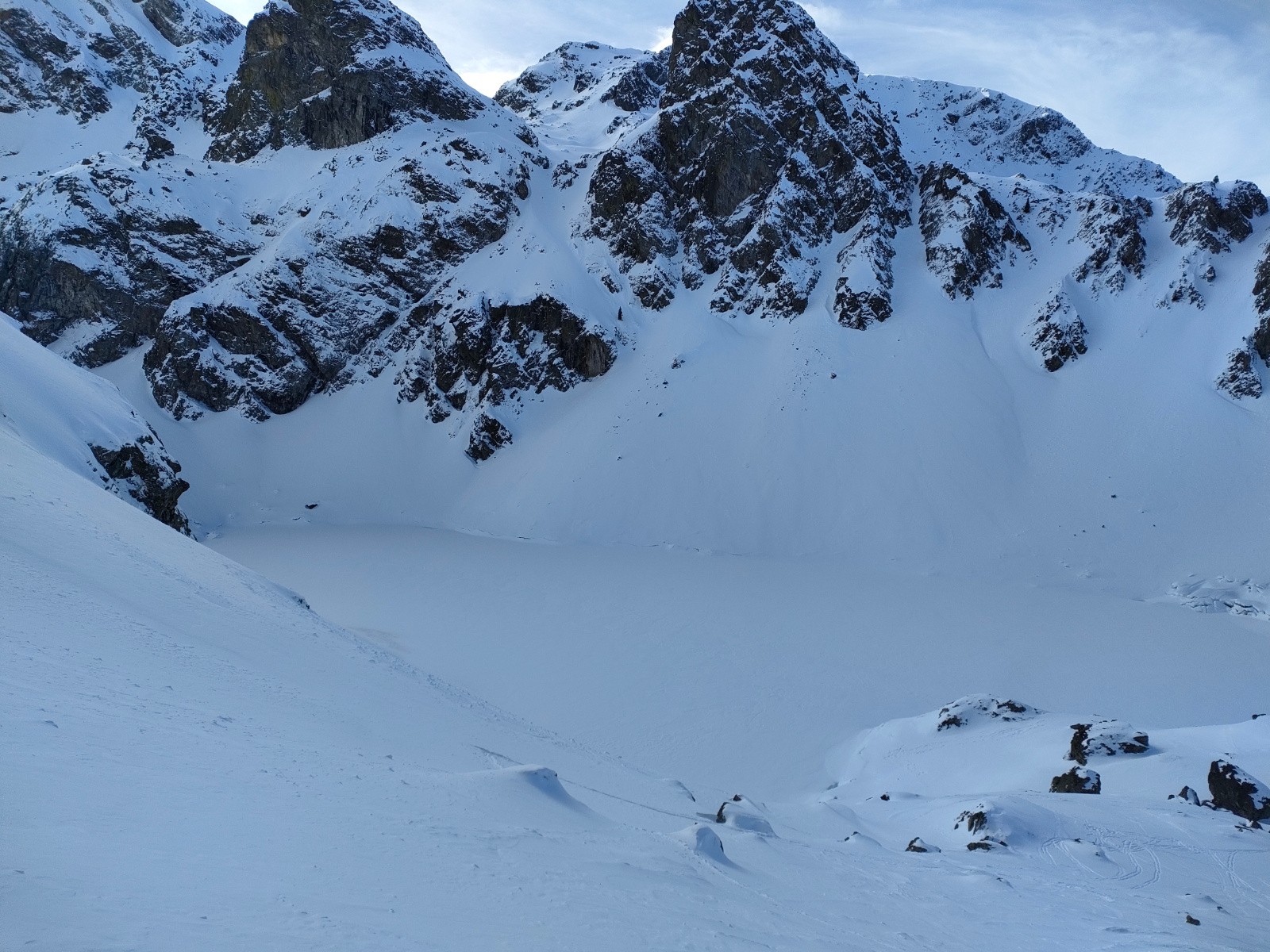 Le Lac du Crozet depuis le haut de la Combe&nbsp;