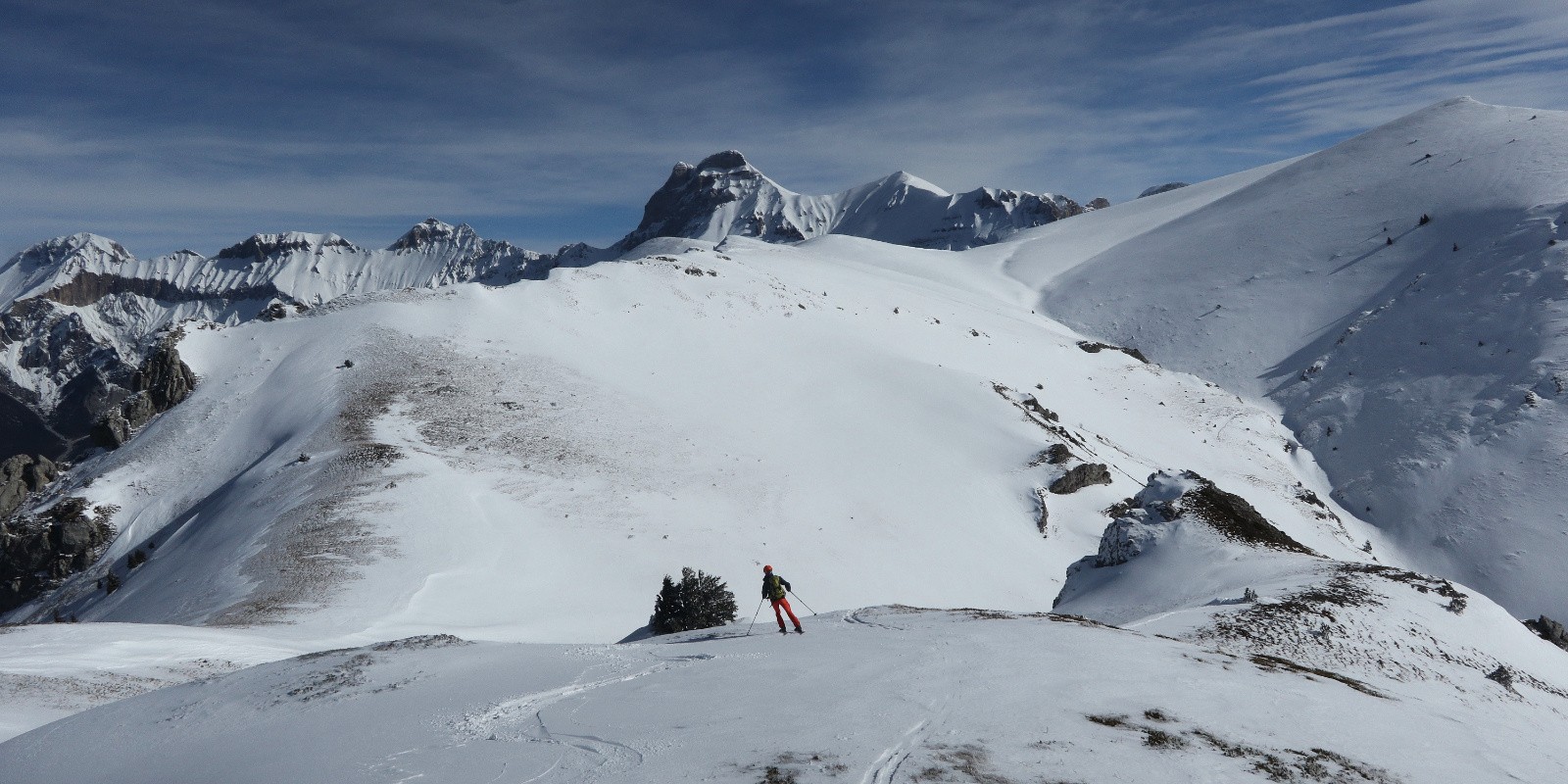 Mgne de Jagène. Départ du Pt 1708m&nbsp;