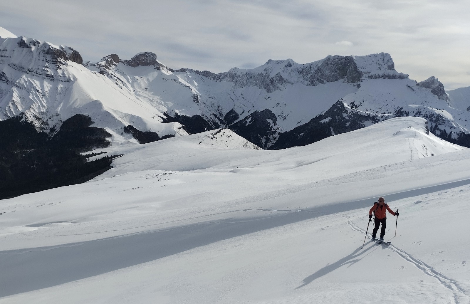 Remontée vers la Mgne de France (Photo Brice)&nbsp;