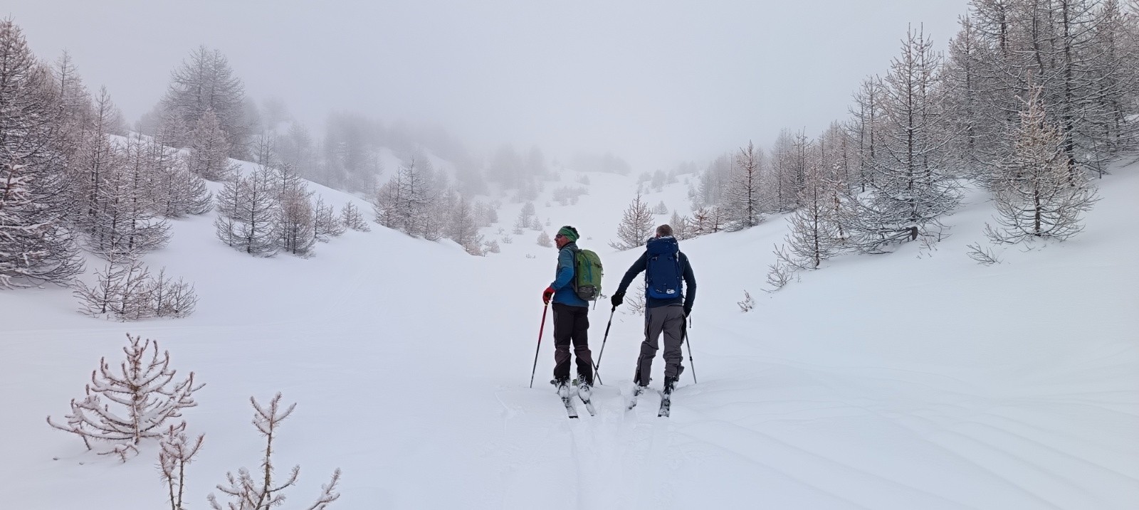 Vers 2400m le plafond et le vent&nbsp;