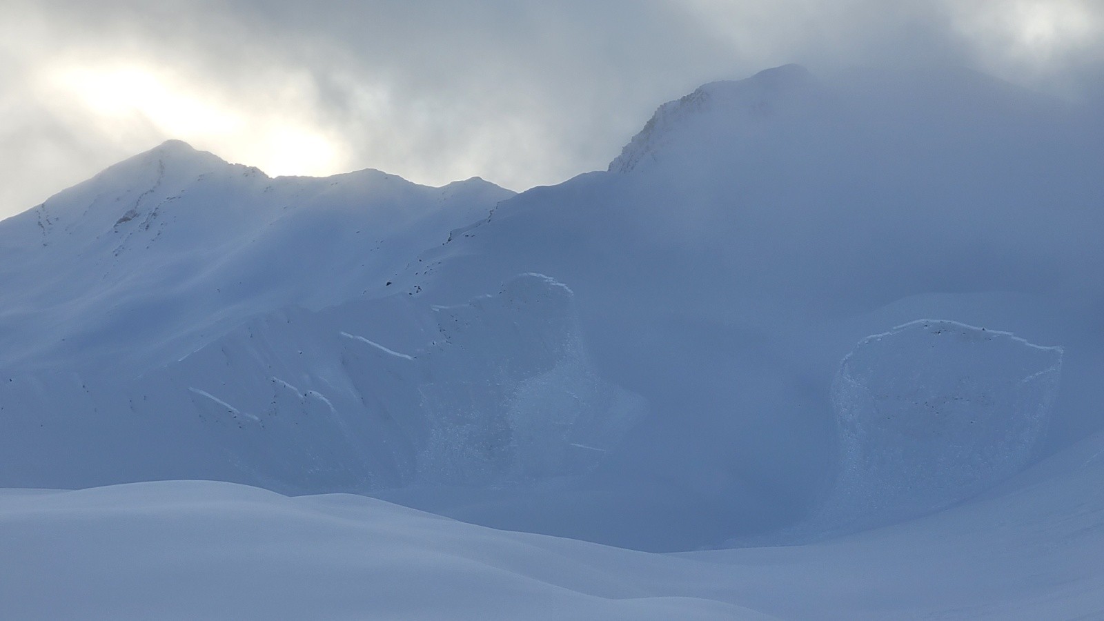 Vue du haut de la station (vallon menant aux Plastres)