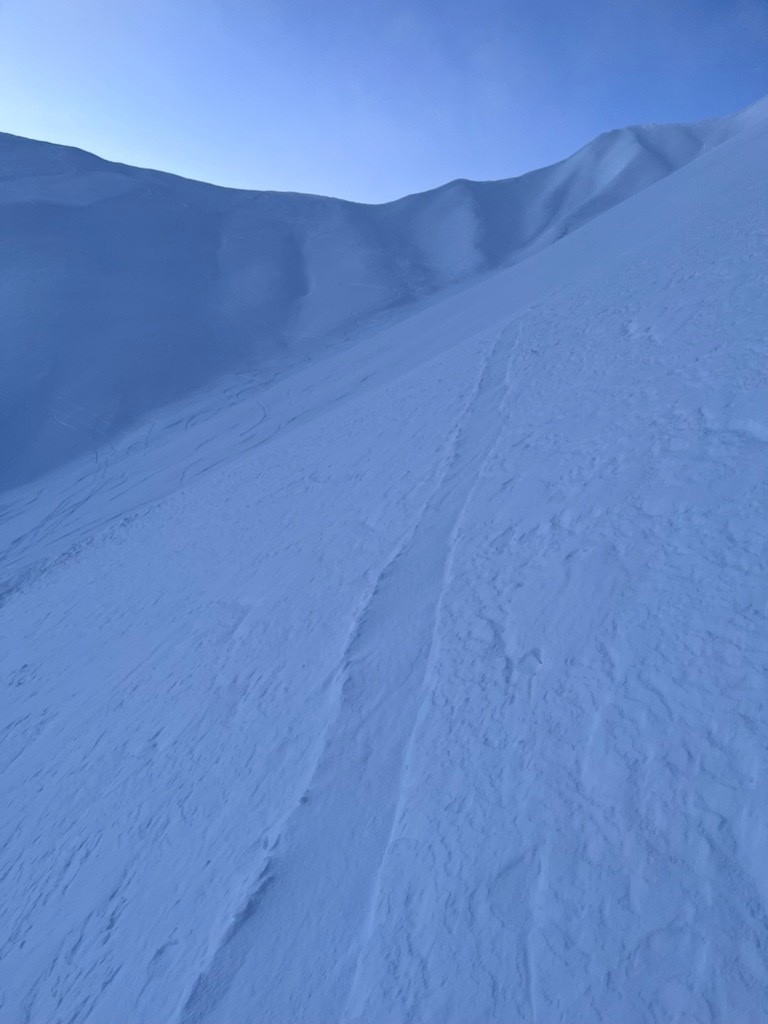 Le vent a bouché la trace