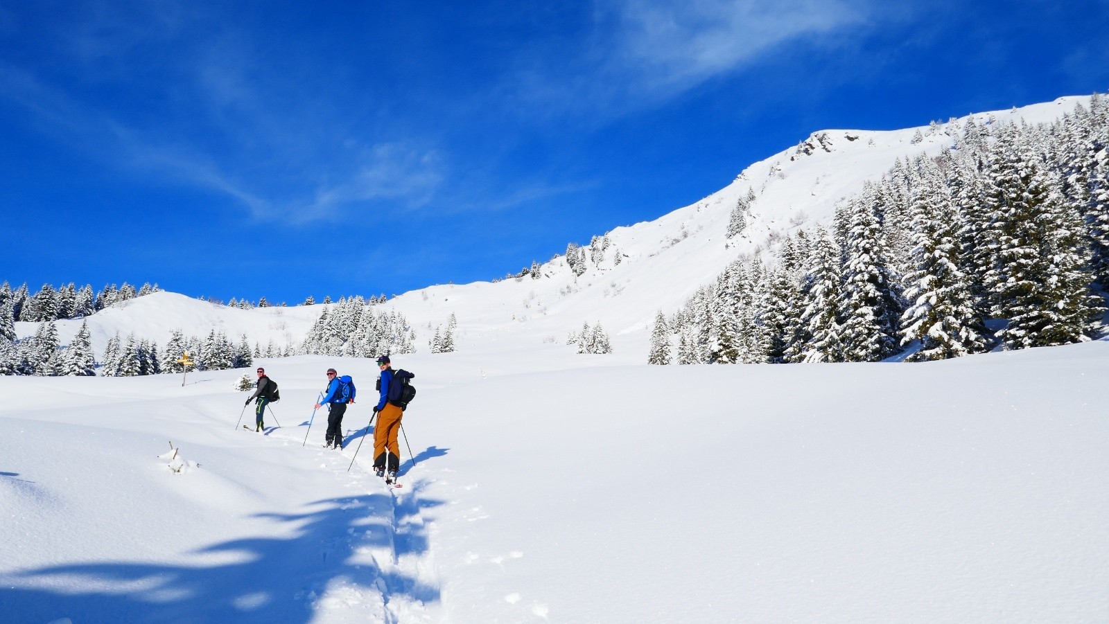 &nbsp;Enfin tout poudre vers 1600m