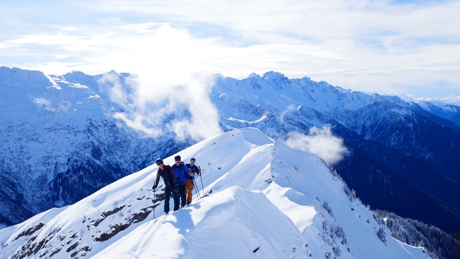 L'arrivée au point 2051m!