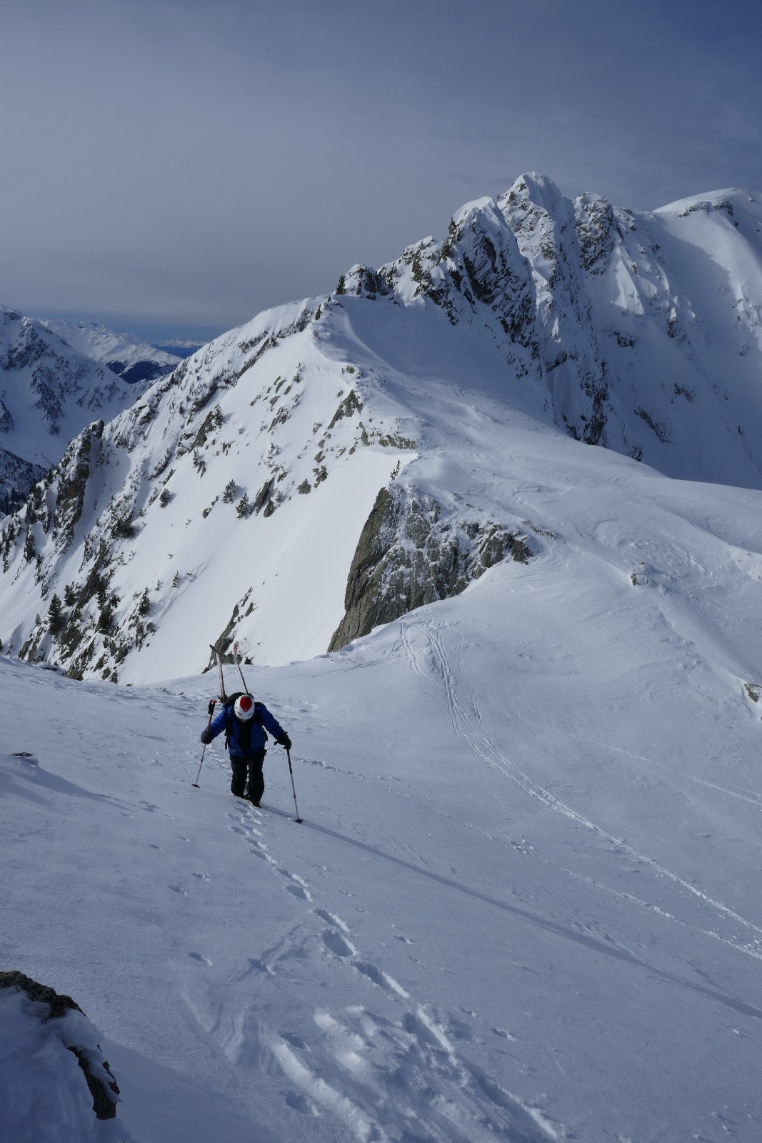 On passe à pieds pour le sommet 