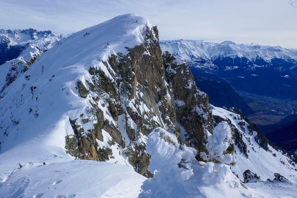 le Forr et son couloir sud au pied