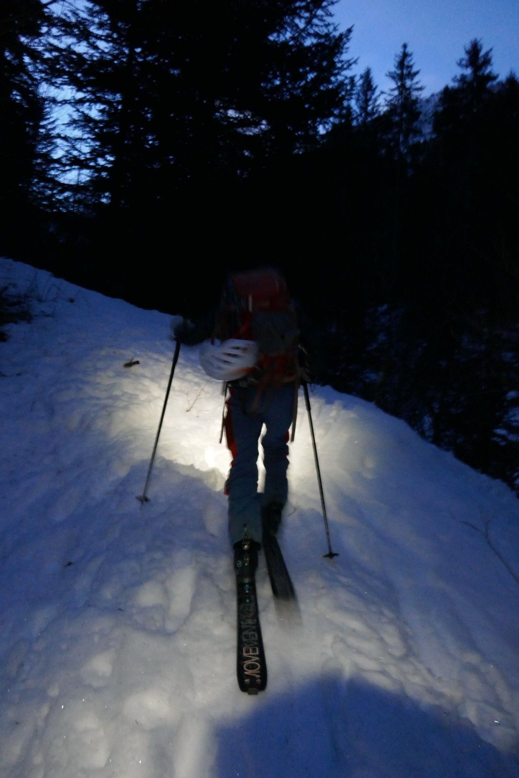 Départ à la frontale&nbsp; 