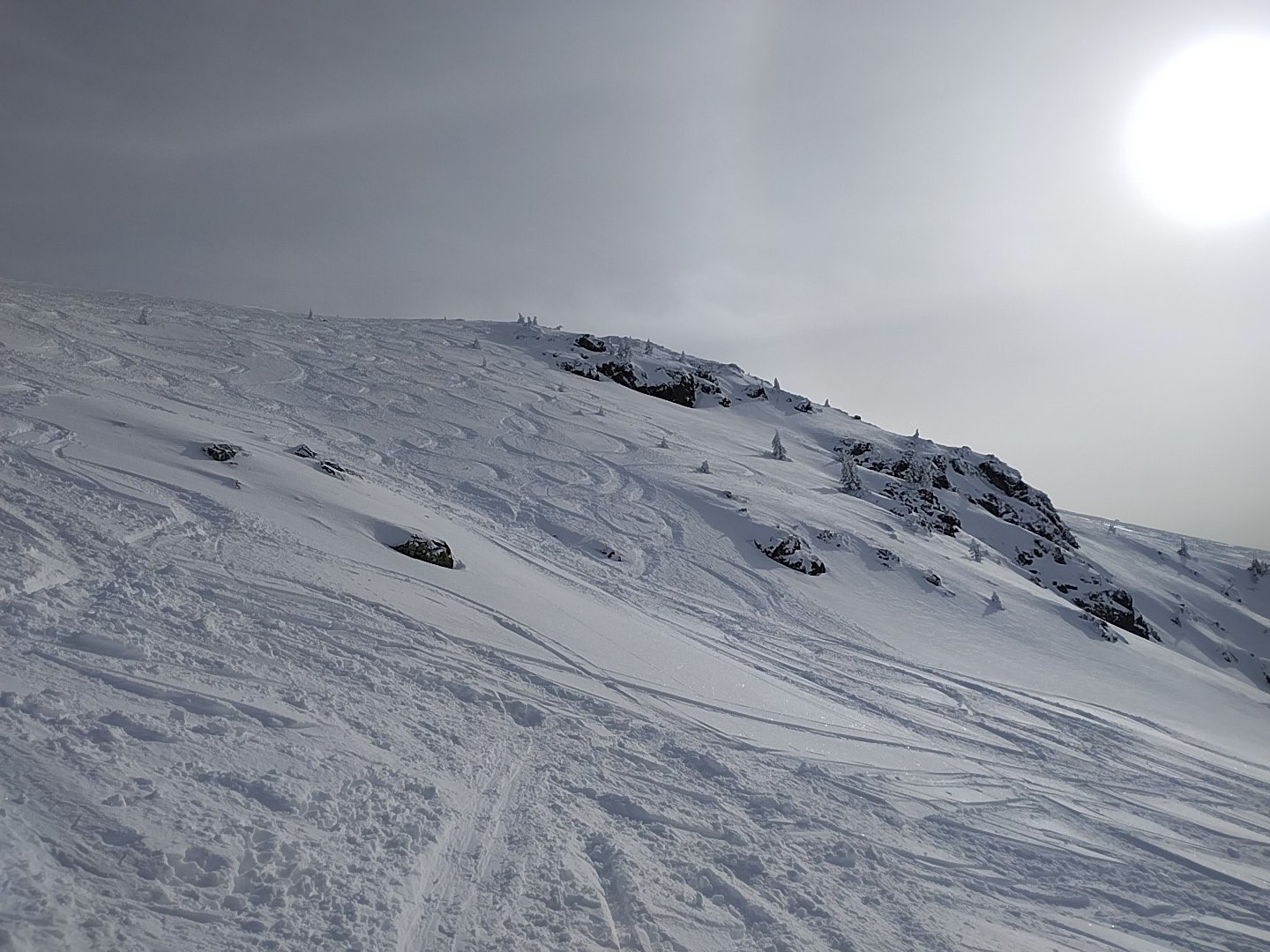 En montant au Tabor poudreux&nbsp;