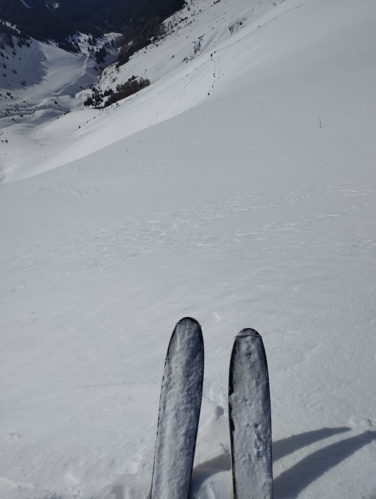 Face sud du Perollier sous les spatules&nbsp;