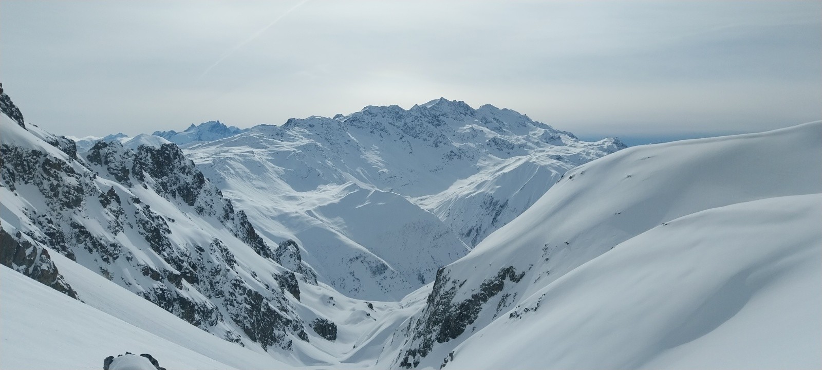 &nbsp;vue du col de la Combe madame en Sud