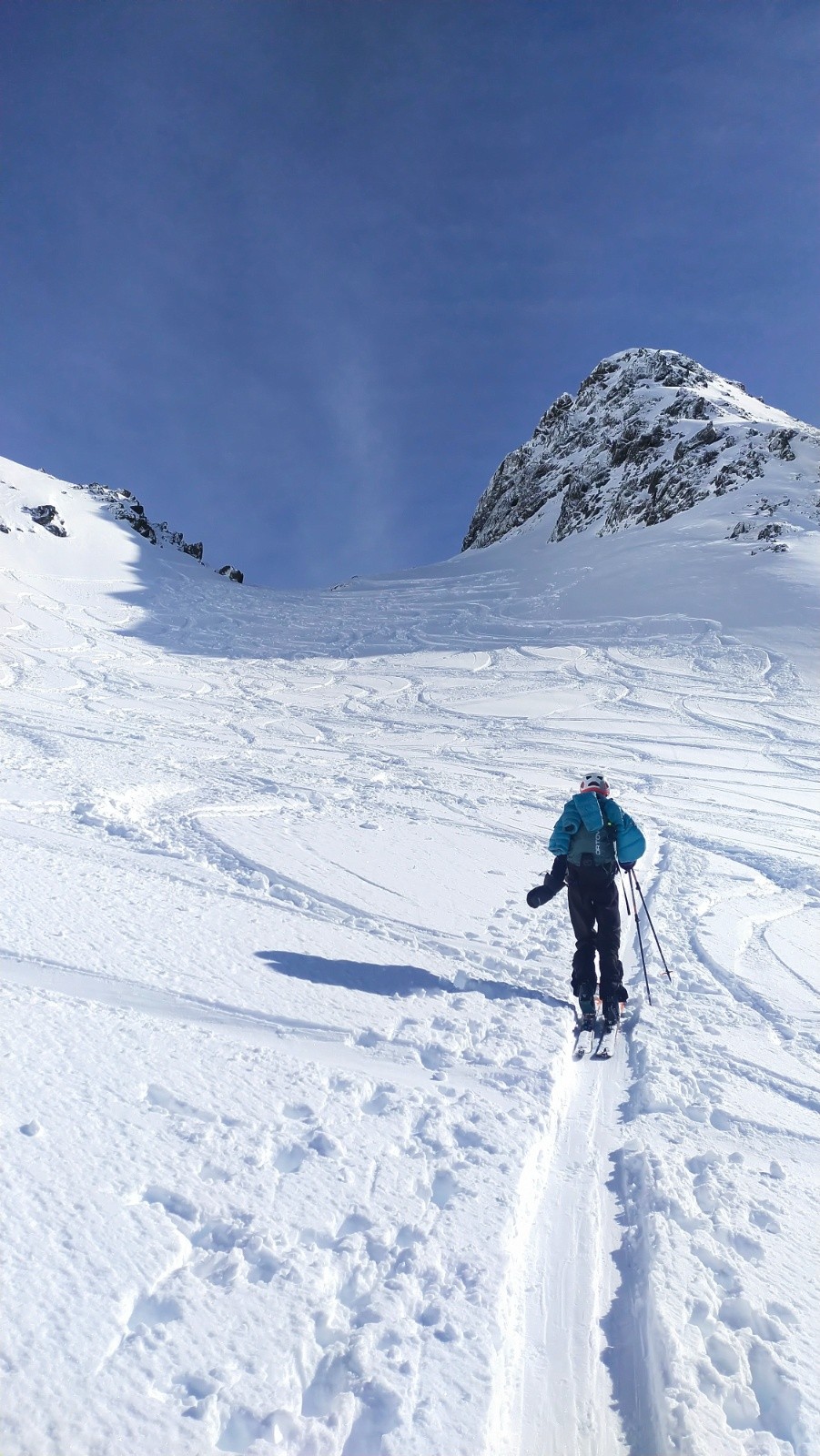 Arrivée au col de la Croix&nbsp;