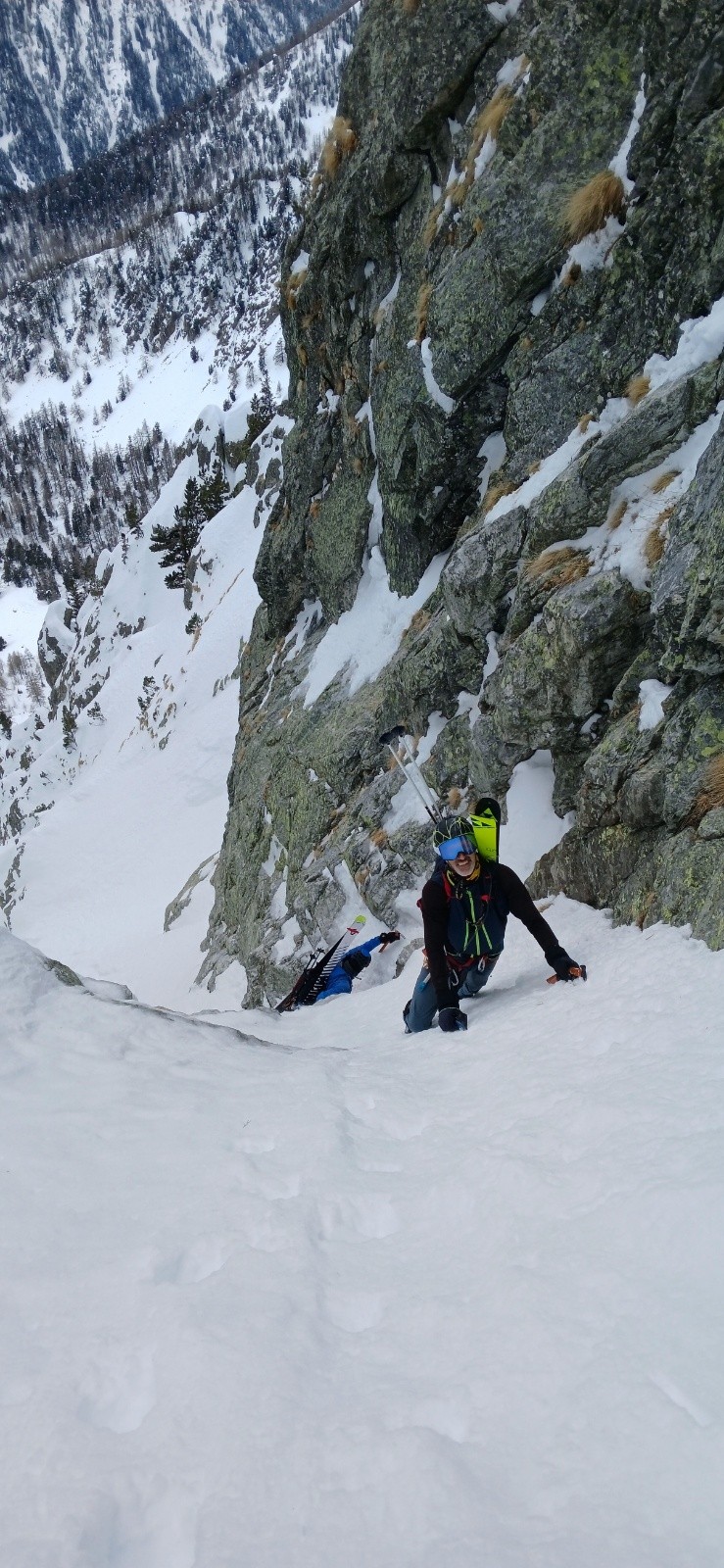 Sortie du passage glace.&nbsp;