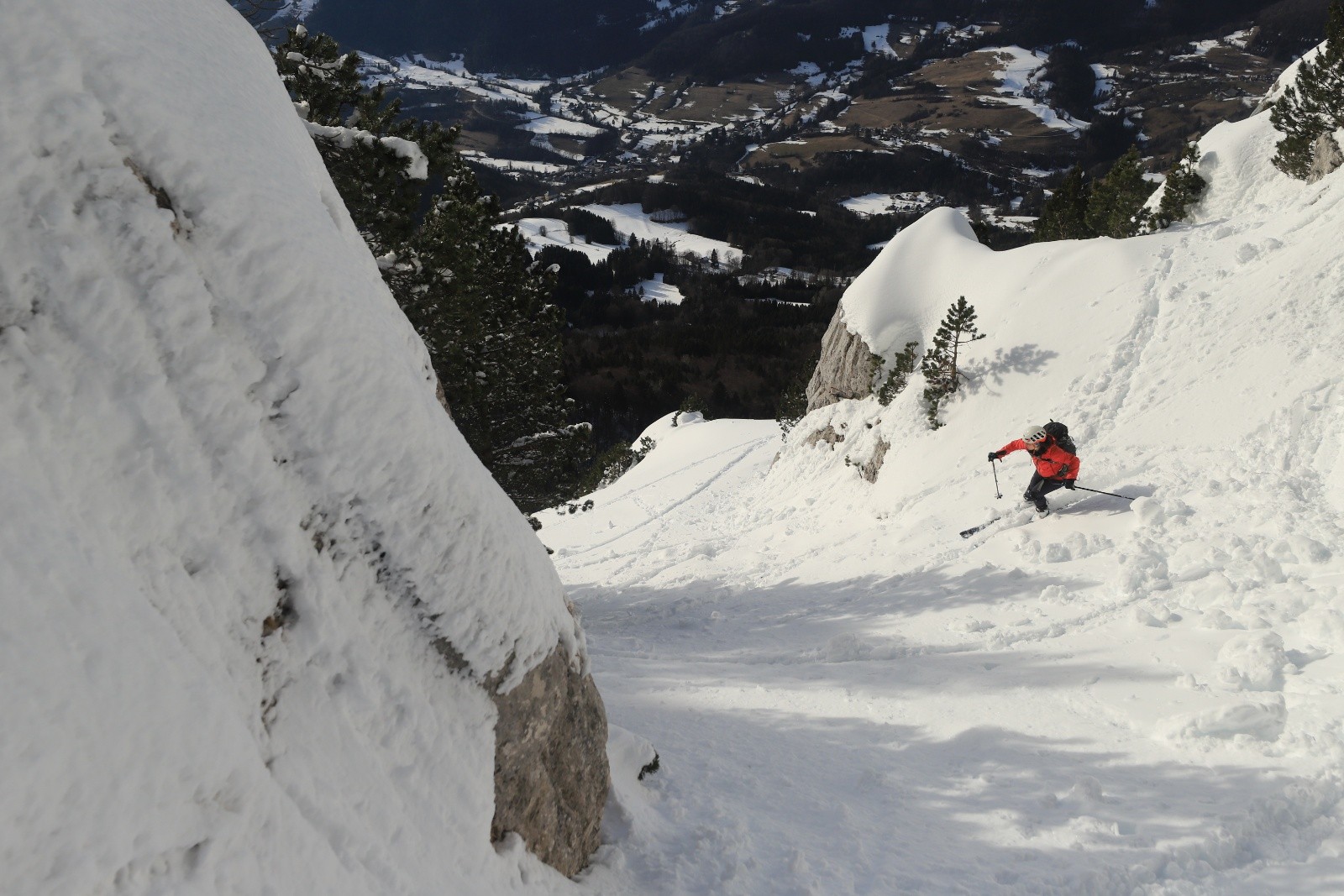 &nbsp;Juste avant l'arrivée à la vire