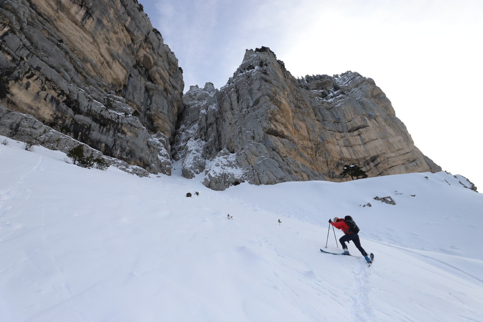 &nbsp;Pentes juste au-dessus de la Balme