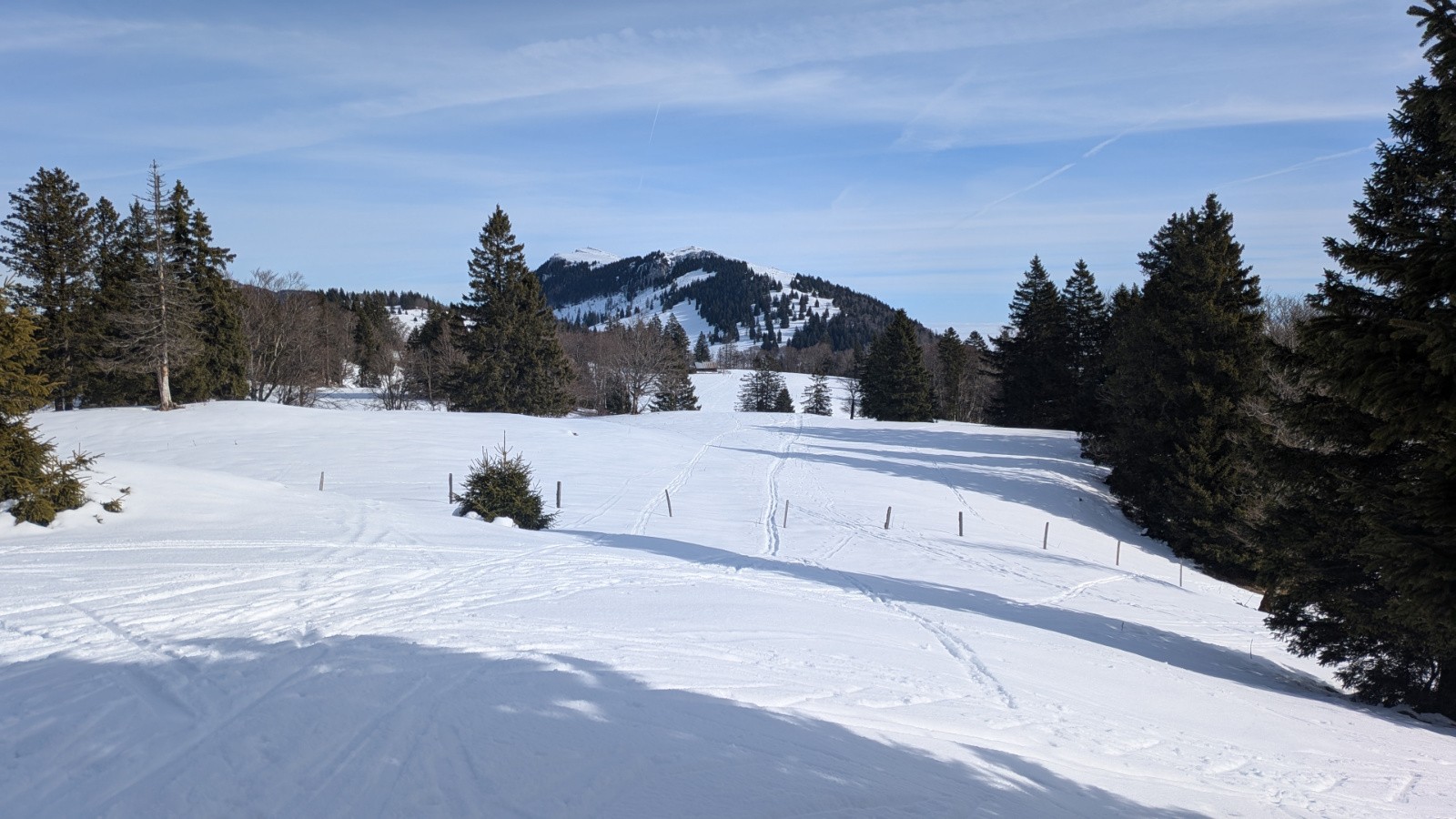 Le Suchet se rapproche (depuis la Piagrette, point 1416)&nbsp;