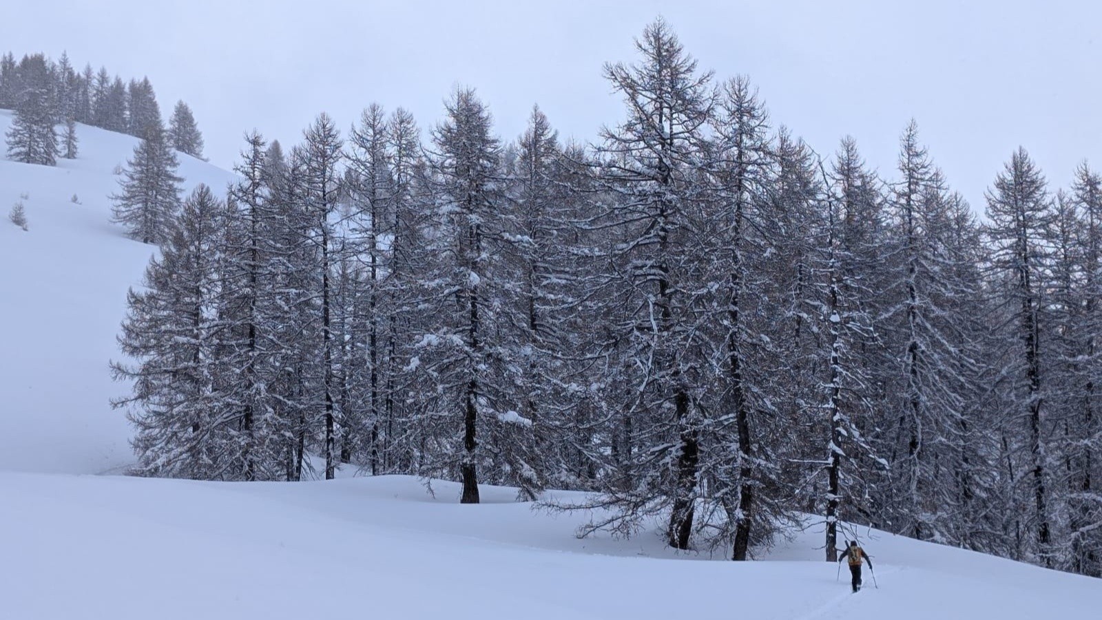 Peu de pente heureusement&nbsp;