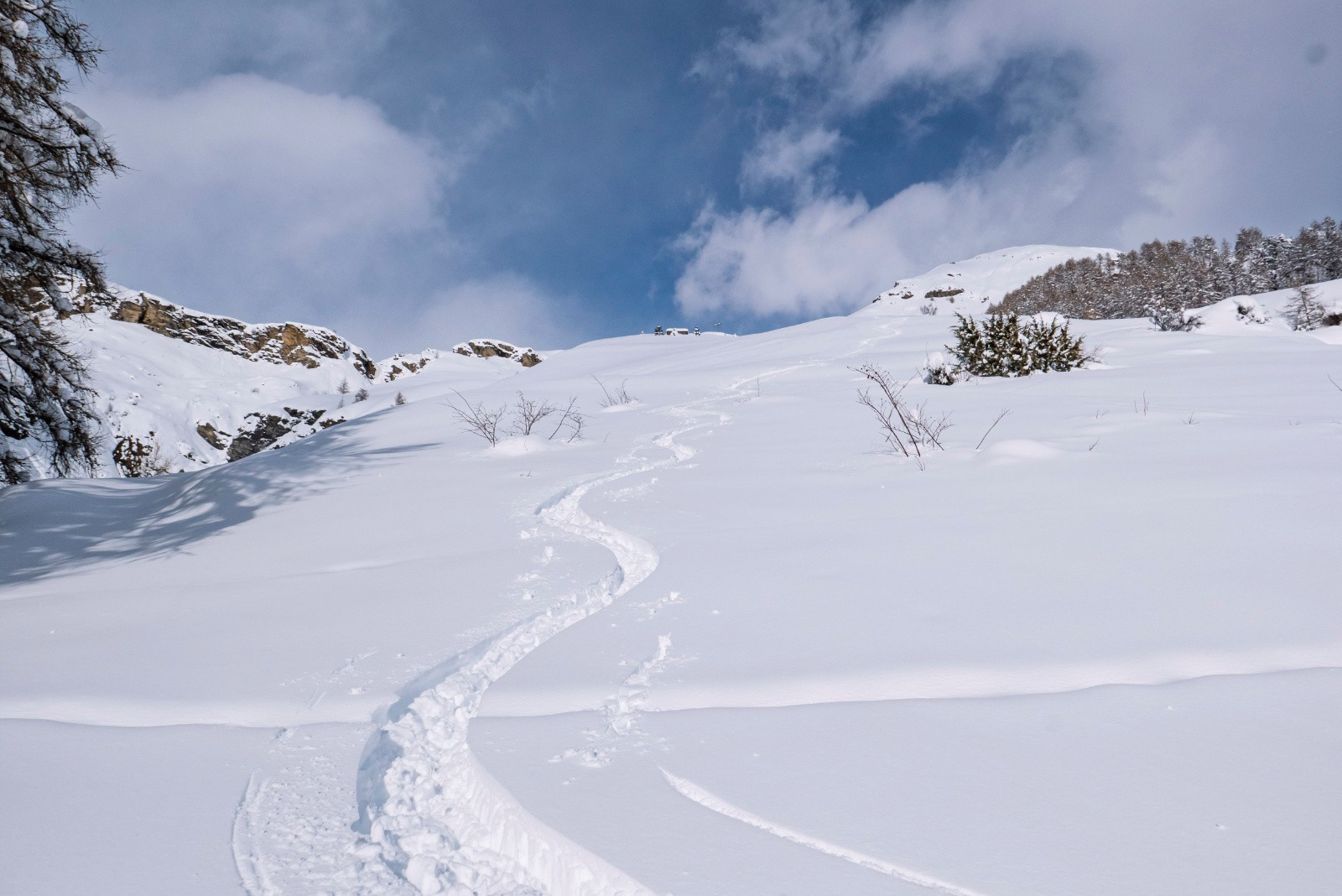Correct quand il y a un peu de pente