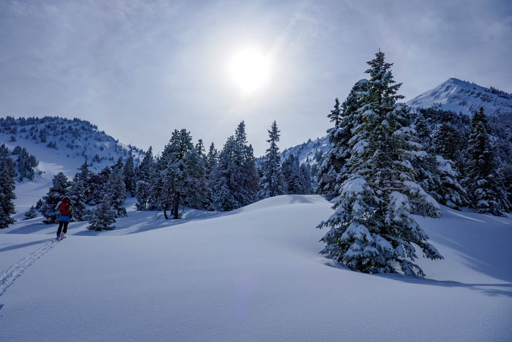 le soleil met son voile de pudeur