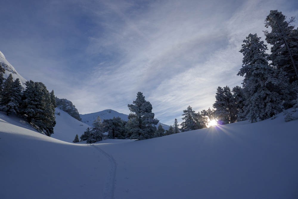 le soleil arrive de la barriÃ¨re Est