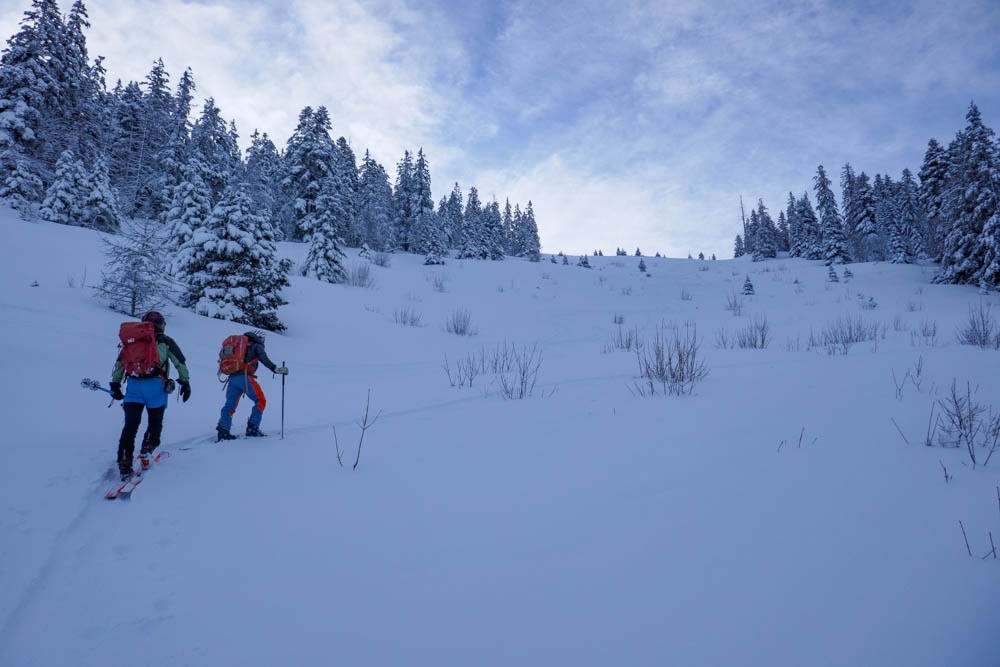 sur une ancienne piste