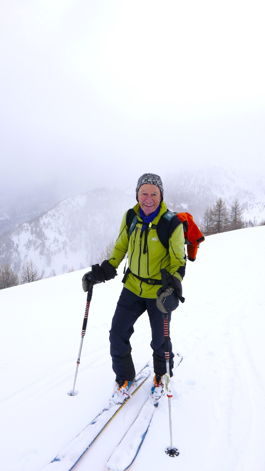 Arrivée au sommet; y'a du bonheur.