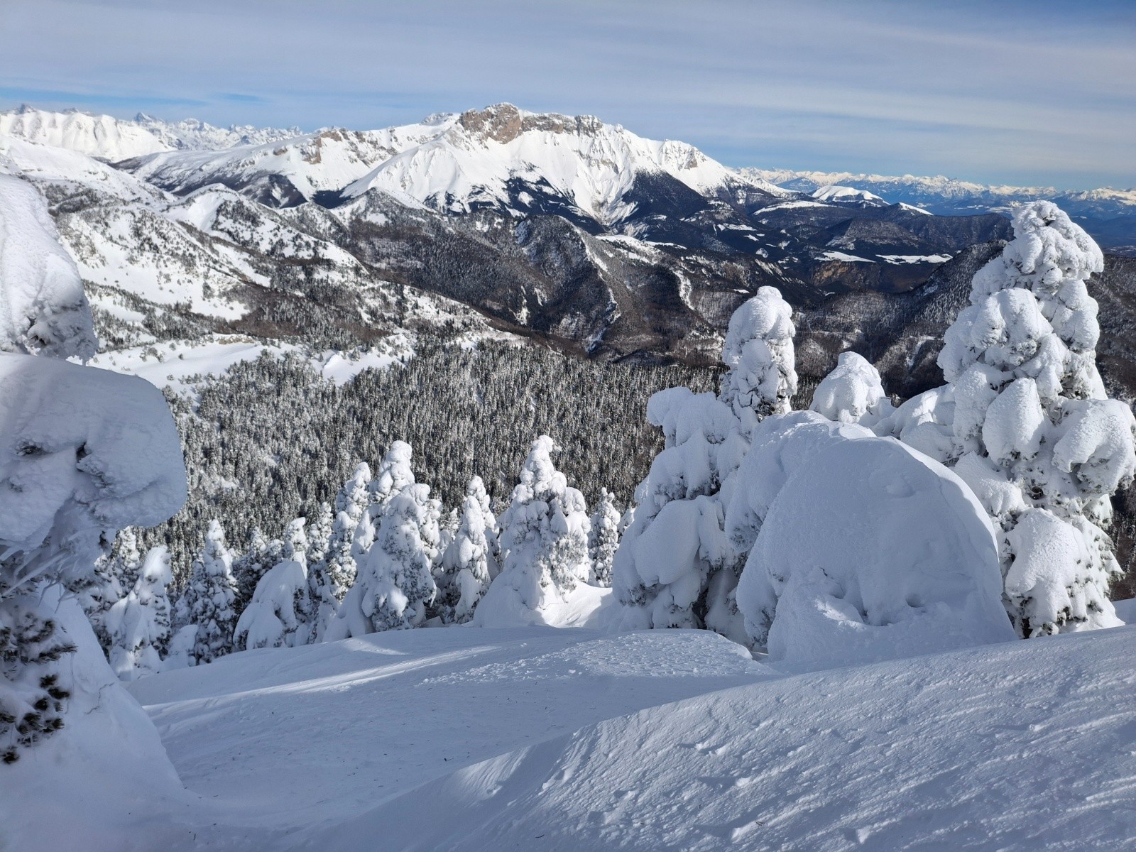 Vers le plateau de Bure&nbsp;