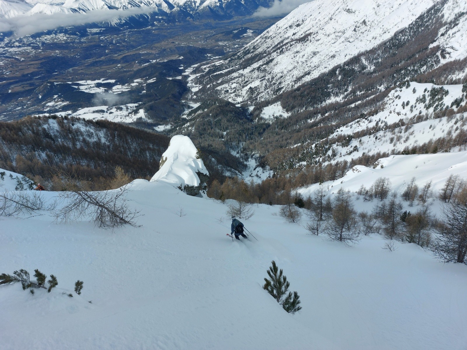 &nbsp;haut du ravin de Merdarel