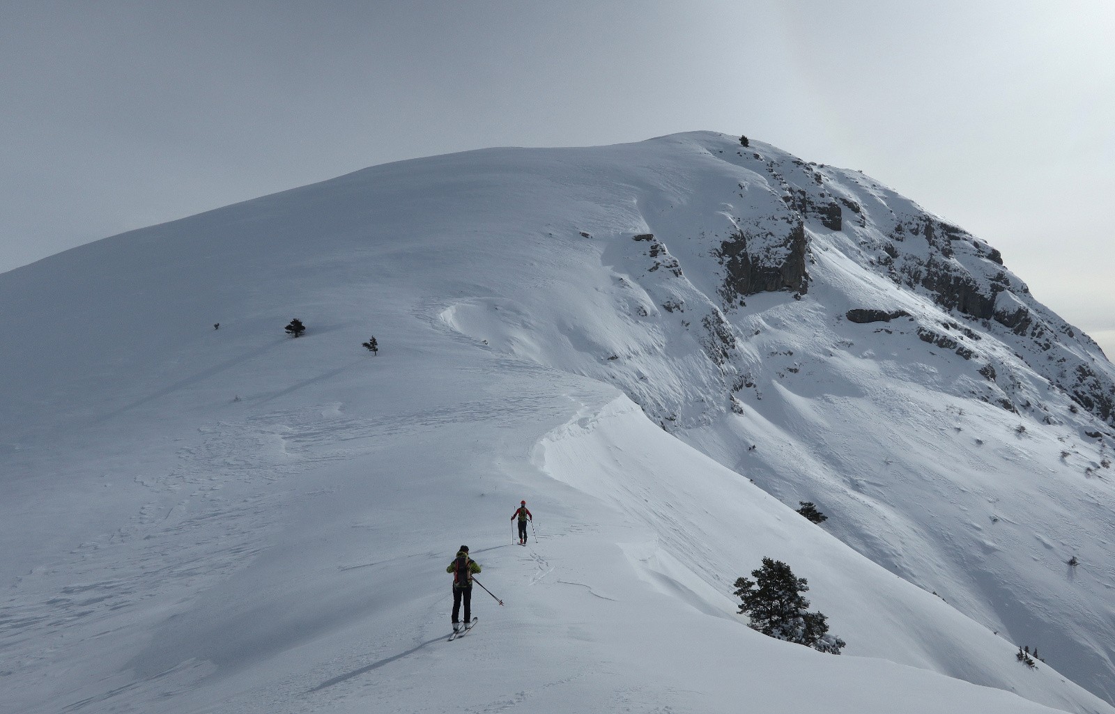 Au pied du versant NW de la Gde Cloche&nbsp;