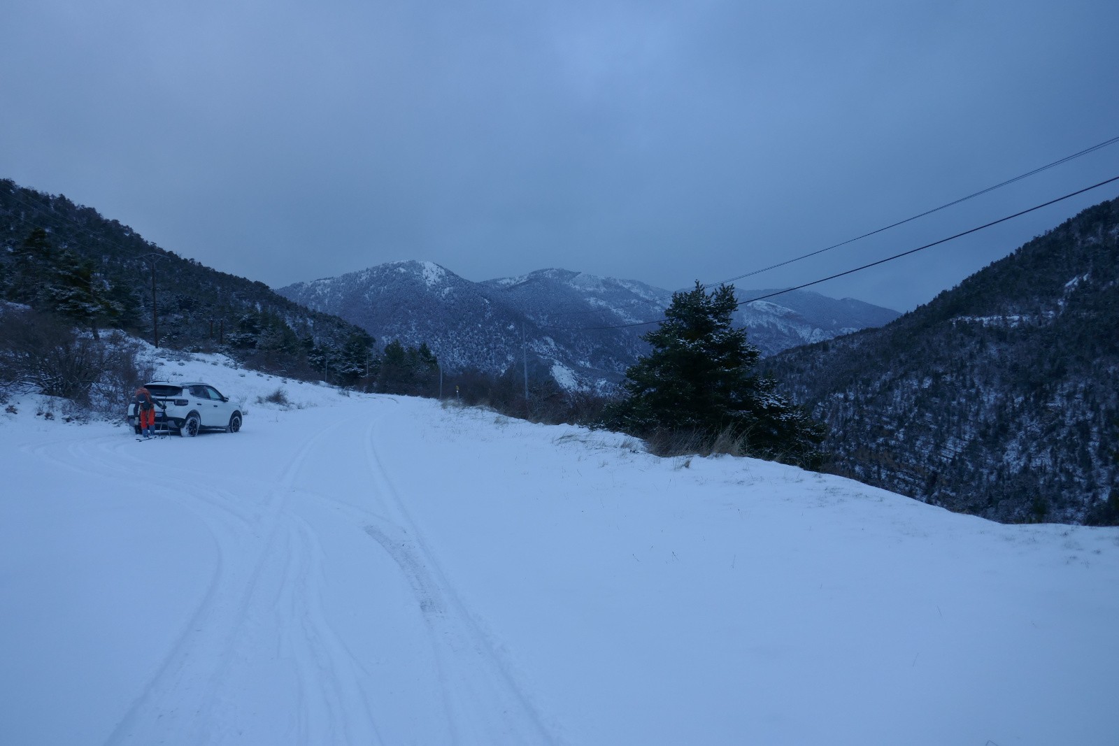 Départ enneigé de&nbsp; Tercié