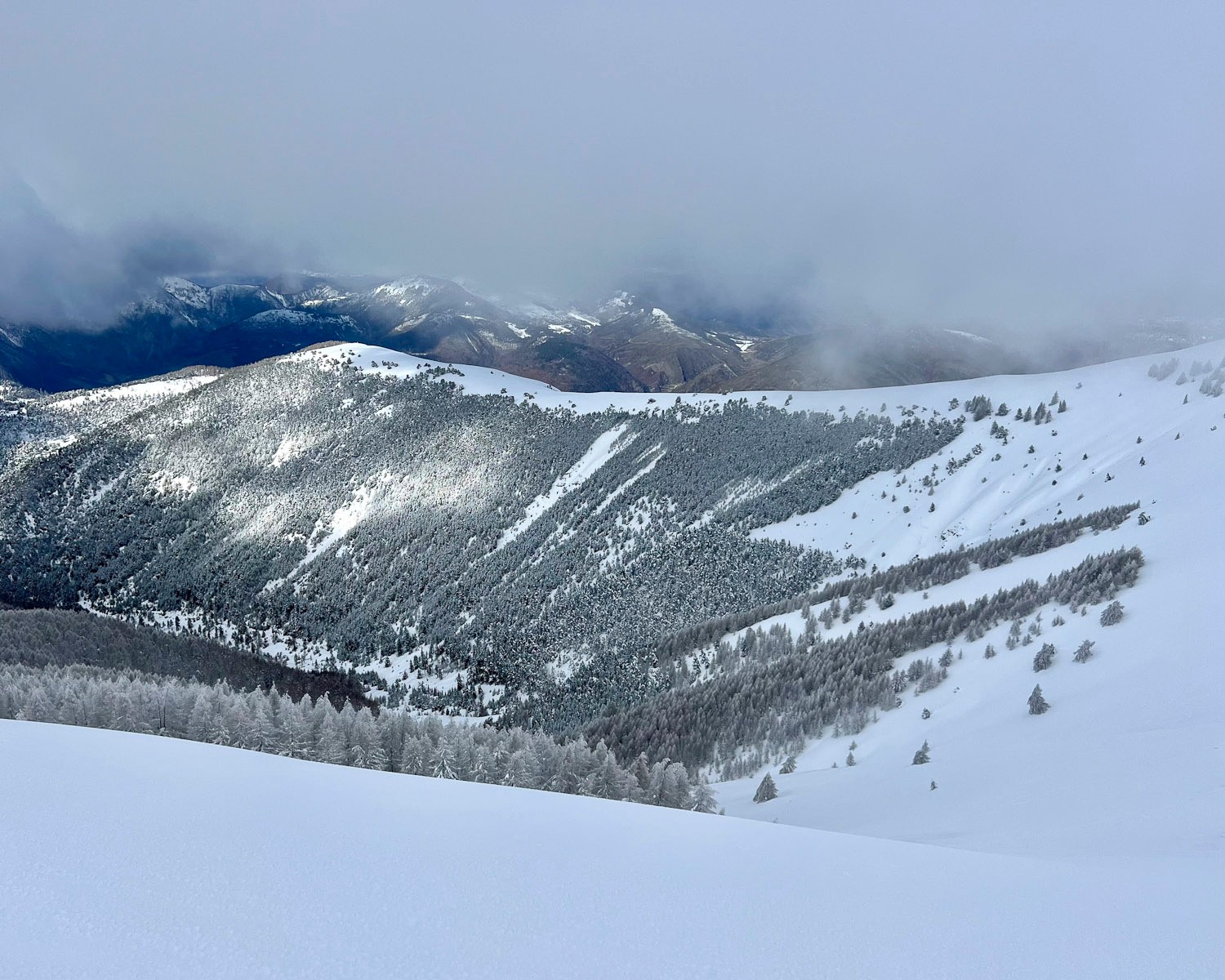 Vers la Crête de la colle (Oratoire) 