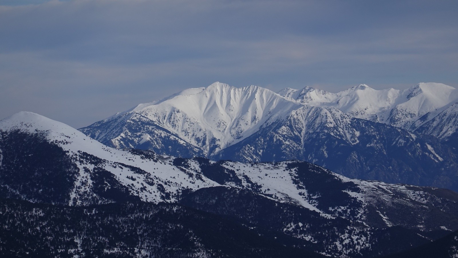 Le magnifique Canigó pris au téléobjectif