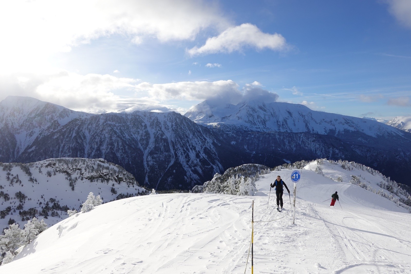 Humbert descend et Phillipe monte
