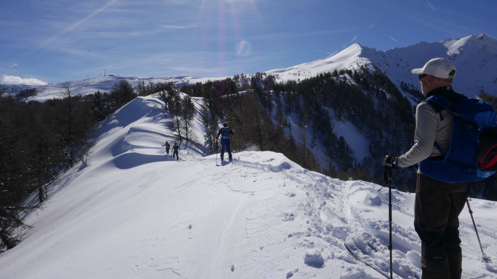 Chevauchée de crête.