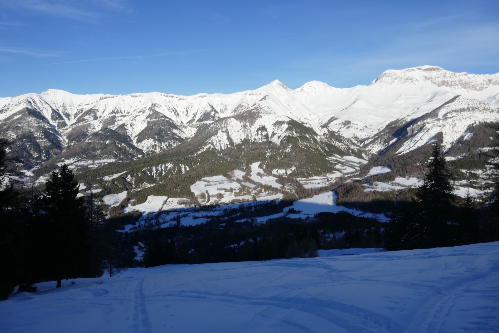 Les sommets de la vallée de la Blanche&nbsp; 