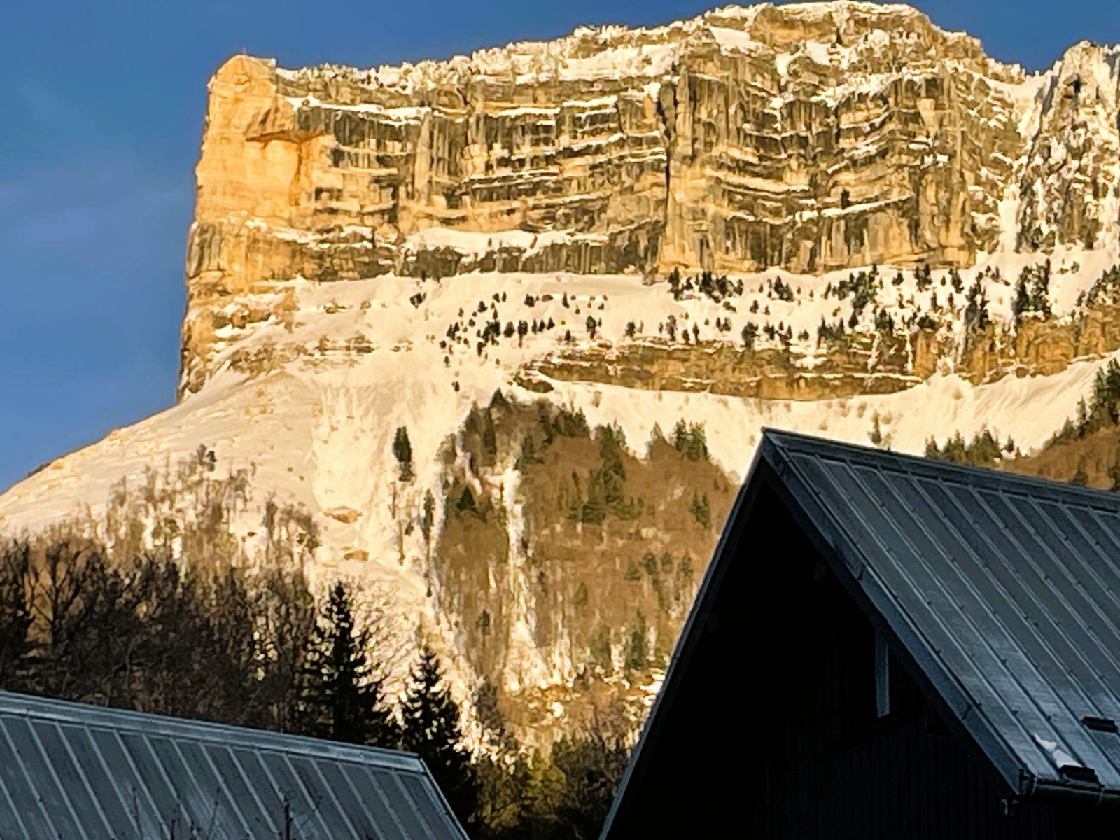 &nbsp;Des coulées sous le Granier