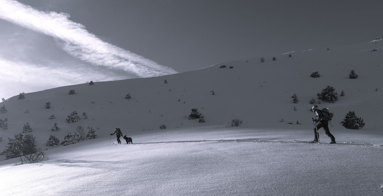 Montée vers la Crête du Raus&nbsp;