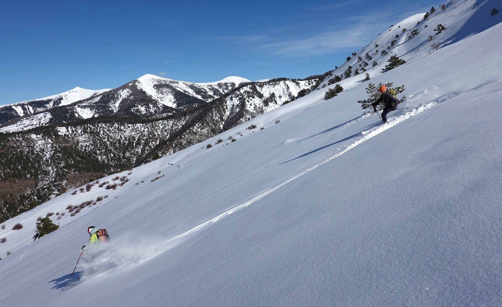 Serrière des Cabanes, versant Nord&nbsp;