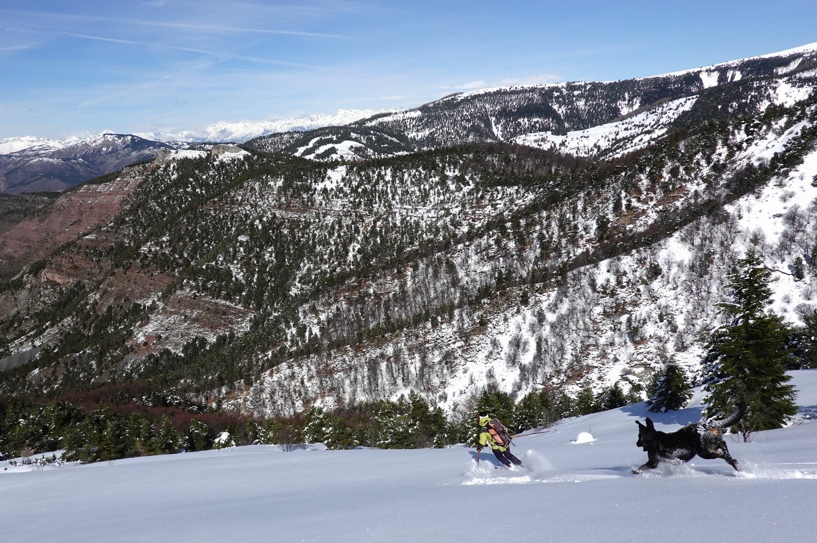 Crête du Raus, versant Nord&nbsp;&nbsp;