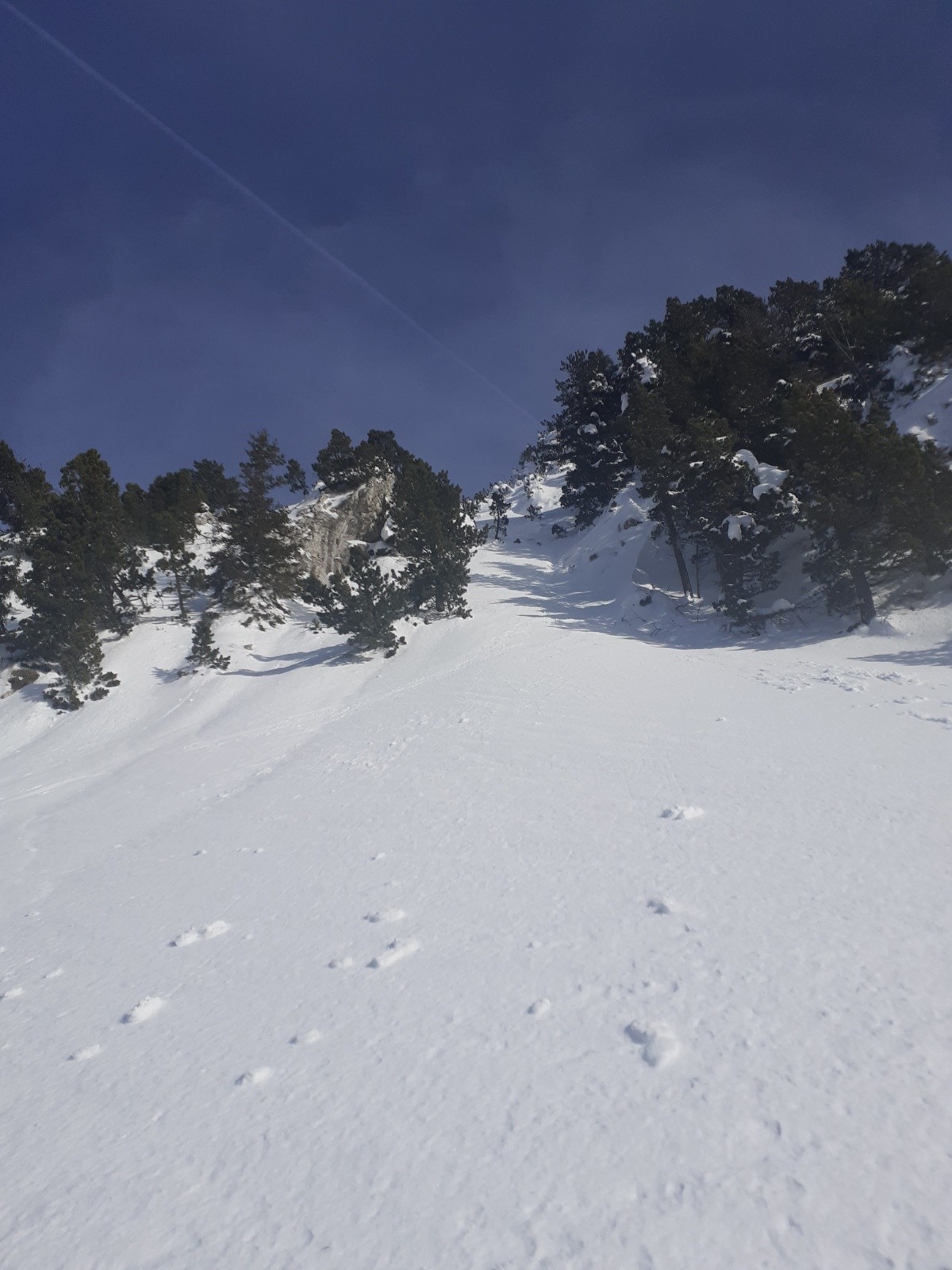 Sortie directe sans passer par le couloir du topo&nbsp;