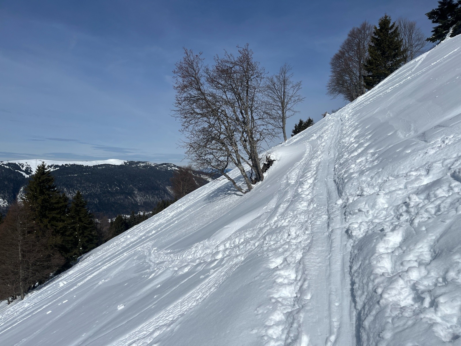 La pente se redresse