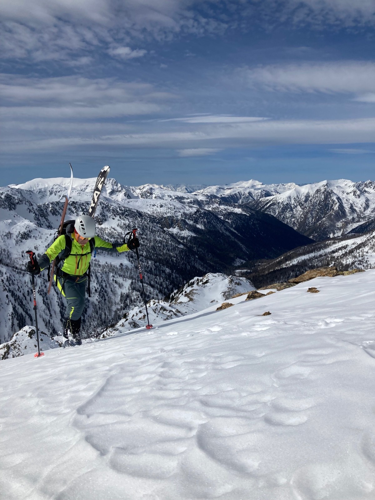 Fin de la montée sur le Serre