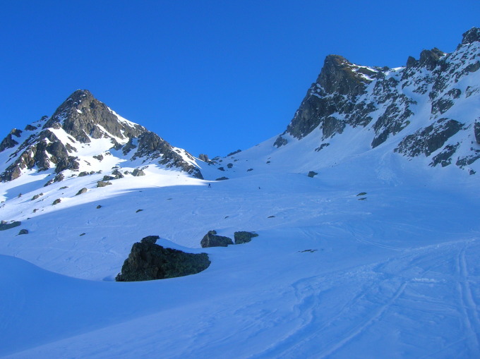 combe : on se sépare du chemin de la cime de la Jasse