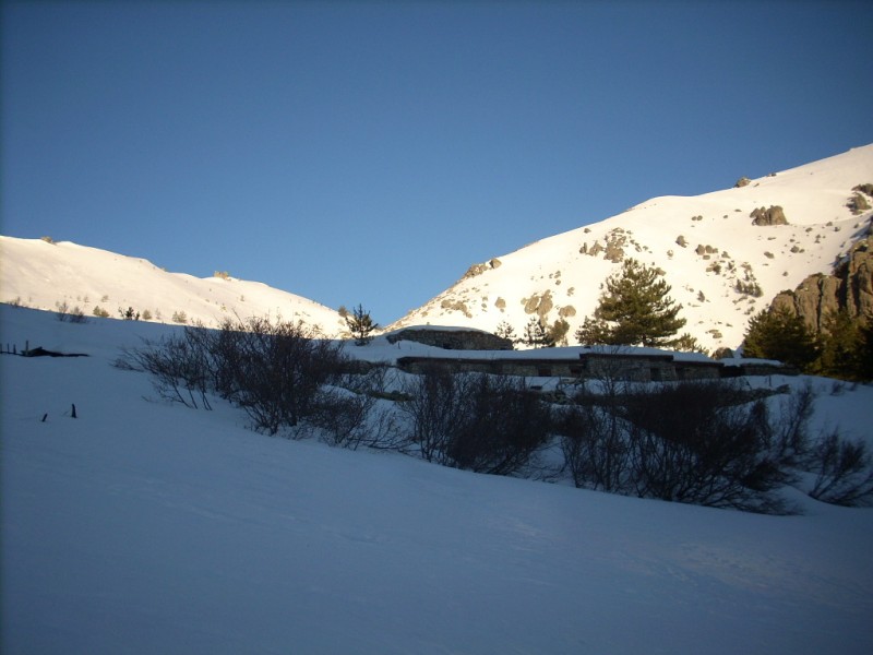 les bergeries de Gialghetto : au levé du soleil