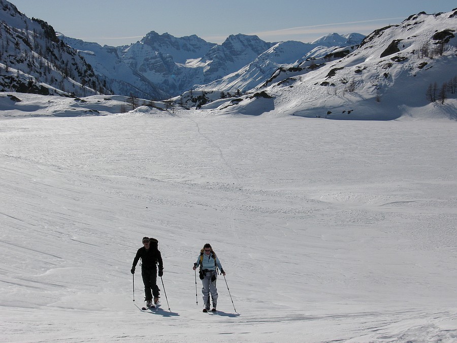 Lac de Vens : Poors lonesomes skiers