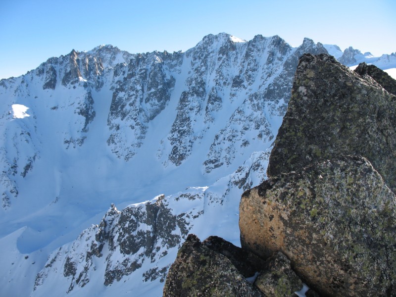 Aiguille d'Orny : Depuis l'arête sommitale du Génépi