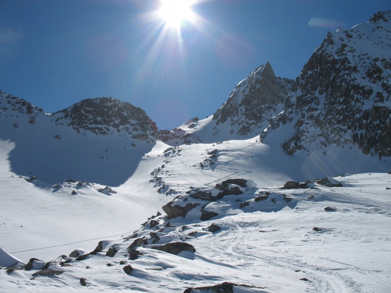 Depuis le Lac Bleu 2454 m : Lac Bleu 2454 m