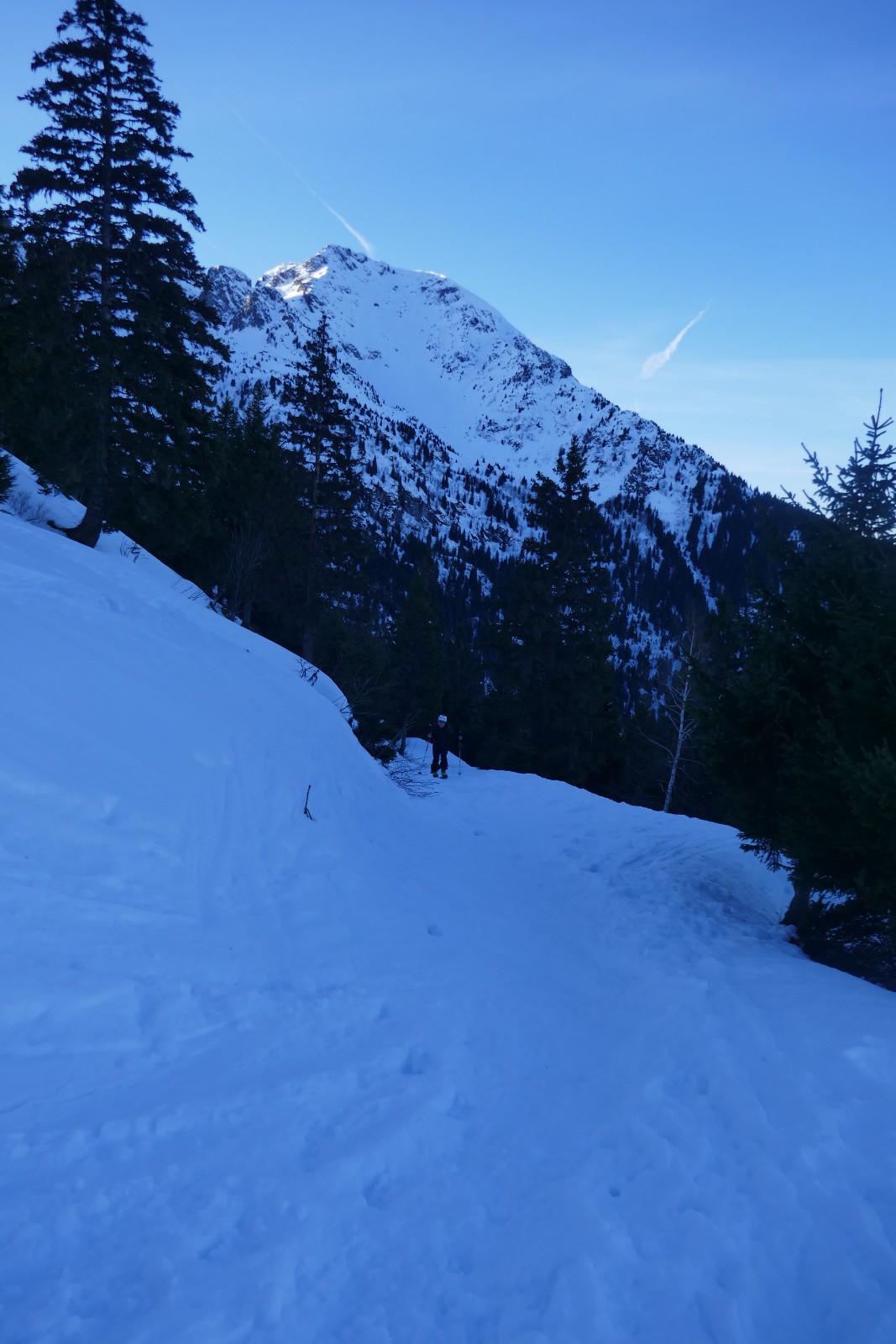 Sous la face nord du Colon 