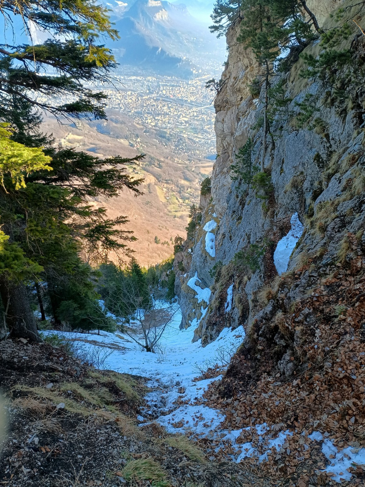 Le couloir de chateau-machin. Pas très sexy ce jour-là...