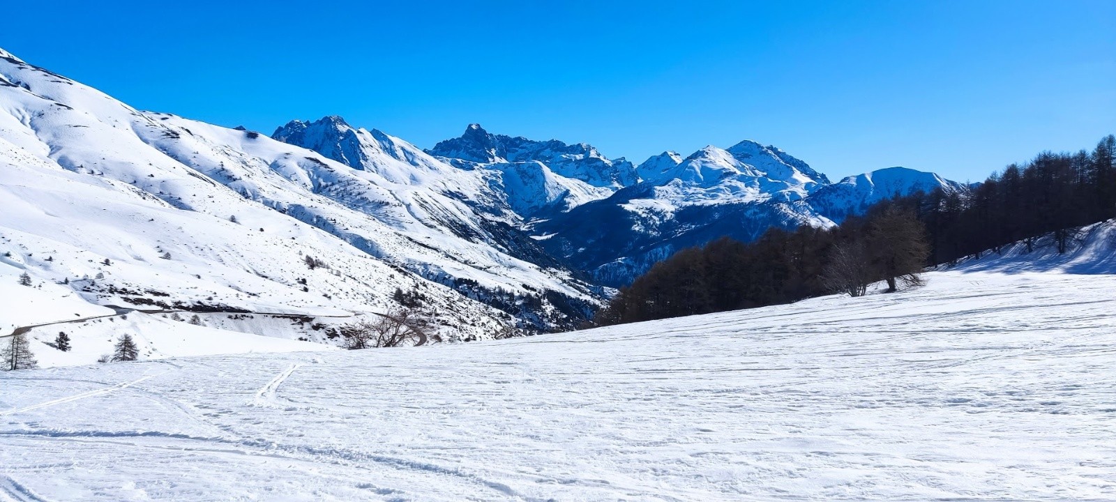 début de la montée