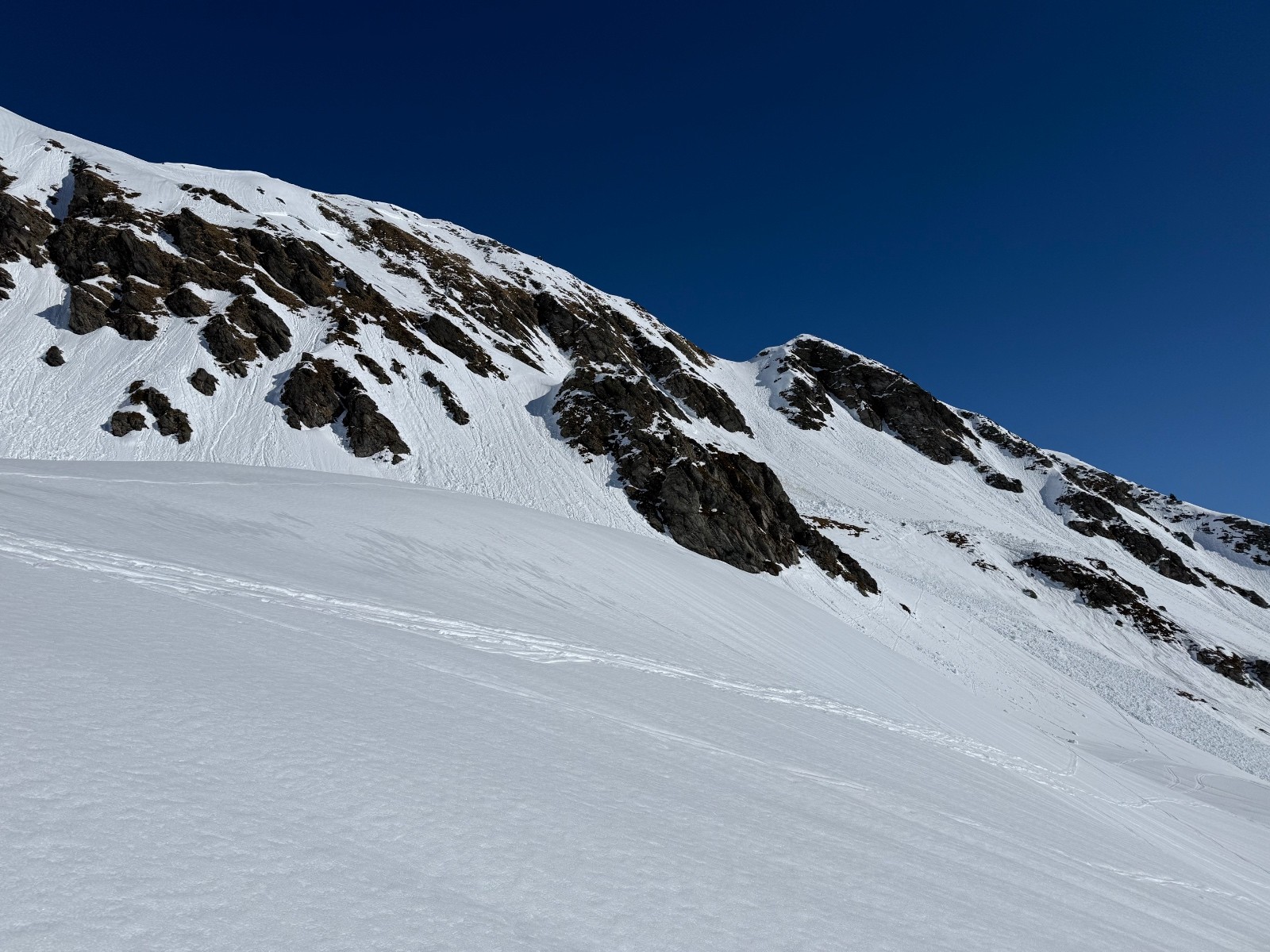 Cassure sous le Grand Arc, en haut